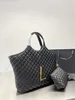 Designer Composite Bag Tygväska stor kapacitet handväska lyx äkta läder shopping väska kedja mynt plånbok diamantgitter quiltad