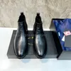 Top Men Martin Boots Designer Buty kostki cielęcy szlachetny moda modna modna man dolna guma bez poślizgu wygodne buty motocyklowe rozmiar 38-45