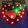 Outros suprimentos de festa de evento Coração Lâmpada DJ RGB Música colorida Luzes LED Flash à prova d'água para jardim ao ar livre Festa de Natal Decoração de casamento de namorados 231218