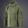 Giacche tattiche Inverno Militare In Pile Caldo Giacca Tattica Da Uomo Termico Traspirante Con Cappuccio Giacca Da Uomo Cappotto Capispalla Esercito Escursionismo GiubbottiL23118