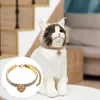 Collari per cani Calza intagliata Cavallo a ciondolo intagliato squisito Collana di gatto di strass cinese con oro collare per animali
