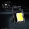 Mini porte-clés USB COB, lampe de travail pour réparation de voiture, veilleuse d'urgence domestique, vente en gros