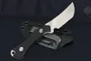 Promozione M7697 Coltello dritto di sopravvivenza D2 Lama satinata Finitura CNC Full Tang G10 Maniglia Escursione di campeggio esterna Coltelli da caccia a lama fissa con Kydex