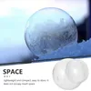 Feestdecoratie Heldere waterbollen met schroefdoppen Lege sneeuwbol Maken rekwisieten Plastic kerstdisplay Gunst