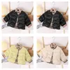 Winter Girls Boys Designer Down Cotton Clothes Luxury High Quality Coats Children Warm Windproof Childrens Size 100Cm-160Cm Drop Del Dh4V9