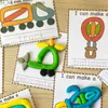 Sortieren, verschachteln, stapeln, Spielzeug, Montessori, DIY-Material, Spielzeug, Kleinkinder, sensorisches Kneten, Spielen, Transport, Visionskarten, zum Ausdrucken, für Kinder, Zuhause, Schule, Q231218