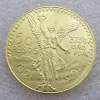 Wysokiej jakości 1946 Meksyk Gold 50 peso monety złota sztuka rzemiosło kreatywne pamiątki pamiątkowe monety meksykanowe 50 pesos 100. rocznica zz