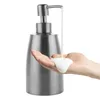 Liquid Soap Dispenser Wire Drawing Stainless Steel Kitchens For Bathroom Practical Countertop Convenient Office Lightweight