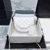 Fionda di qualità 10A Borse a tracolla a catena in vera pelle Stilista di moda di lusso Totes Borse trapuntate Borsa a mano da donna con patta CrossBody da viaggio