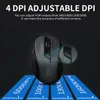 CPU Rapoo M500g Mouse Bluetooth multidispositivo Mouse wireless ergonomico silenzioso per computer PC portatile Durata della batteria di 12 mesi