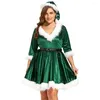 Casual Dresses 2023 Christmas Costume Adult Female Christma Performance Size Dress