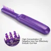 Hårborstar Electric Detangling Brush Hair Curly Combs Deningning Scalp Massage Lossa Smooth Knots Tangles Tools Beauty Health 231218