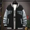 Hommes vestes printemps et automne manteau veste Baseball costume tendance beau premier lycée Plus velours 231218