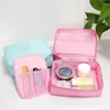 Cosmetic Bags Fashion Printed Travel Organizer Women's Toiletry Bag Makeup Storage Square Ladies Toilet Pouch