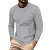 Men's T Shirts Fashion Spring And Fall Casual Long Sleeved Pocket Shirt Tall Mens Men Designer Slim Fit