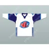 Özel Mike Ludano 9 Le National De Quebec Away Hokey Jersey Lance ET Compte Yeni Üst Düzeyli S-M-L-XL-XXL-3XL-4XL-5XL-6XL