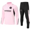 23 24 FC Inter Miami Tracksuit Suit Messis Soccer Men Kids 2023 2024 Matuidi Higuain Football Track Trapp Inter Miami Windbreak Training Sportwear Training