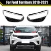 Auto Anteriore In Vetro Copertura Del Faro Testa Luce Copriobiettivo Lampada Paralume Trasparente Borsette Maschere per Ford Territory 2019 2020 2021