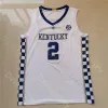 Maillot de basket-ball personnalisé des Wildcats du Kentucky, NCAA College, Antonio Reeves, Rob Dillingham, Tre Mitchell, Adou Thiero, Justin Edwards, D.J. Wagner Sh.