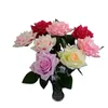 Fiori decorativi luminosi colorati artificiali rosa fiore falsa con luce a led per la festa della mamma vano di San Valentino decorazioni per matrimoni