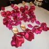 Baumelnde Ohrringe, sexy Rose, rot, Begeisterung, langer Tropfen für Frauen, romantisches Blütenblatt, Quasten, Damen-Accessoires, Euro-Luxus-Party-Schmuck