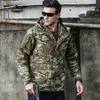 Taktiska jackor M65 UK US Army Clothes Casual Tactical Windbreaker Men Waterproof Flight Pilot Coat Hoodie Military Field Jacketl231218