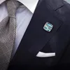 Broches KFLK Broche Pins Requintado Marca Colorida Shell Para Mulheres Homens Trajes Crachá Jóias Estereoscópicas Atacado