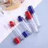 Contenitori per imballaggio trasparenti per lucidalabbra Stile classico Tubi per rossetto liquido vuoti da 8 ml Balsamo per labbra Bottiglie di olio per labbra con bacchetta e pennello