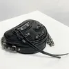 Women Designer Bag B mini w kształcie serca w kształcie łańcucha torba motocyklowa