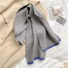 Lenços sólidos cashmere quente mulheres cachecol casual malha magro estilo coreano fio de lã macio bandana longo lenço echarpe 231216