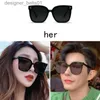 Solglasögon Korea Gentle Solglasögon Kvinnor Man Designer Cat Eye High Quality Driving Outdoor UV400 Classic Vintage Fashion Sun Glassesl231218