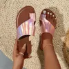Sandals Women's Flats Sweet Boho Summer Flip-flops Beach Comfort Fashion 2023 Slip-On Adult Designer Flat With