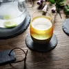 Plates Round Natural Slate Plate Western Barbecue Dessert Cake Fruit Juice Drink Cooking Baking Accessories