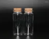 Bouteilles 10 pièces 37 70mm bouchon en liège en verre 50ml pots transparents flacons de bouteille récipient de stockage clair décoration de la maison cadeaux artisanaux
