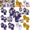 James NCAA College Jerseys LSU Tigers 2 Justin Jefferson Grant Delpit Patrick Peterson 7 Tyrann Mathieu Custom Football Ed