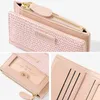 Wallets PU Leather Short Wallet Luxury Large Capacity Solid Color Coin Purse Mini Money Bag Woman