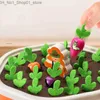 Sorteren Nesting Stacking Toys Kids Carrot Harvest Puzzle Montessori Toys Baby Trek radijs geheugen trainingspellen ouder-kind interactie educatieve Q231218