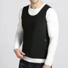 Men's Vests Winter Electric USB Heated Jacket Women Men Warm Vest Infrared Electric Heated Waistcoat For Camping Cycling Thermal Clothing 231218