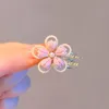 2024 New Girls' Fashion Korean Alloy Hairpin Exquisite Flower Pearl Small Summer Sweet and Cute Women's Hair Accessories Gift