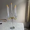 Candelabros Centro estético Velas Jarrón Invierno Romántico Diseño de lujo Kaarshouder Artículos decorativos para el hogar