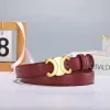 Disigner Belt for Women Oryginalny skóra 2,5 cm 3,0 cm szerokość Wysokiej jakości mężczyzn projektantów