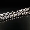 2020 Schmuck 18-40 Zoll Vatergeschenke 10mm Silber Edelstahl Riesige modische glänzende runde Rolo-Gliederkette Halskette3166