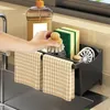 Liquid Soap Dispenser Multifunktionell svamphållare Kitchen Sink Drain Rack Storage Organiser Caddy Drainer Basket Badrum Tillbehör