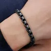 Bracelets d'amitié pour hommes 2022 or noir en acier inoxydable pour hommes amis Bracelete classique bijoux lien chaîne LinkLink Link233Q