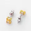 Stud OEVAS Classic 100% 925 Sterling Silver Created Moissanite Citrine Gemstone Earrings Ear Studs Wedding Fine Jewelry Wholesale