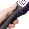 Hårborstar 1pc Professional V Type Hair Rätt Comb Anti-Static Hair Brush Double Brushes Hairdressing Comb Hushåll Styling Tools 231218