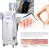 2024 Nyaste 5 Cryo hanterar fettupplösningsmaskin Cryolipolysis Tech RF Funktion Vakuum 8 stycken Lipo Laser Fettsugning Kuddar Slimming Beauty Equipment