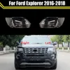 Ford Explorer için Far Kapakları 2016 2017 2018 Araba Ön Far Lens Kapak abajur Lambover Kafa Lambası Light Cam Kabuk