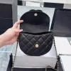 Fionda di qualità 10A Borse a tracolla a catena in vera pelle Stilista di moda di lusso Totes Borse trapuntate Borsa a mano da donna con patta CrossBody da viaggio