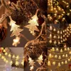 New Christmas Toy Supplies 3m Christmas Tree Snowflake LED String Lights Banner Christmas Decoration 2023 for Home Xmas Tree Decor Fairy Light Pendant